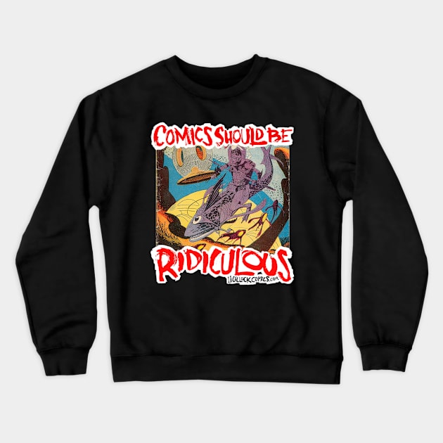 Comics Should Be Ridiculous: Steve Ditko A Crewneck Sweatshirt by Eleven O'Clock Comics